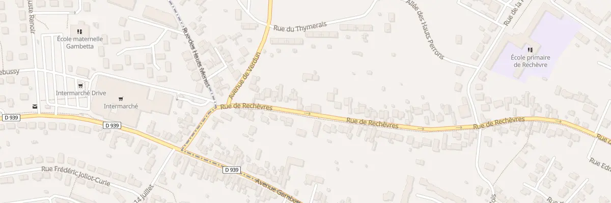 Plan du 114 Rue de Rechèvres à Chartres