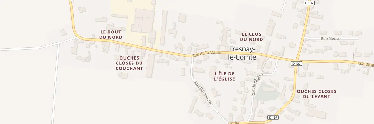 Plan du 2 Rue Borgnesse à Fresnay-le-Comte