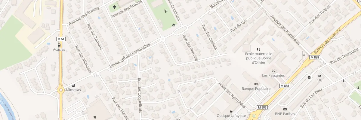Plan du 7 Rue des Roses à L’Union