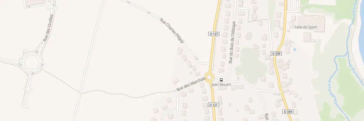 Plan du 7 Rue Charles Peguy à Barjouville