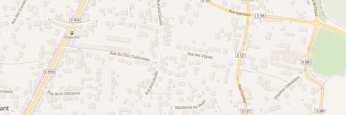 Plan du 2 Rue des Vignes à Luisant