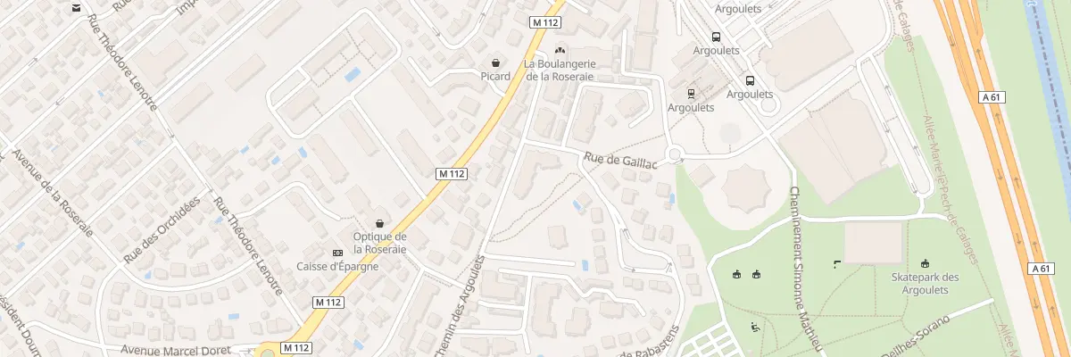 Plan du 84 Che des Argoulets à Toulouse