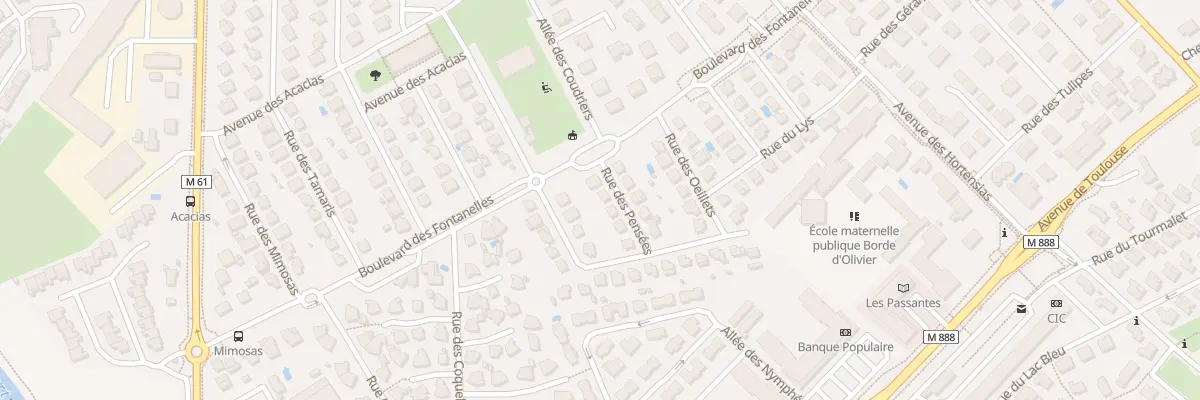 Plan du 4 Rue des Pensées à L’Union