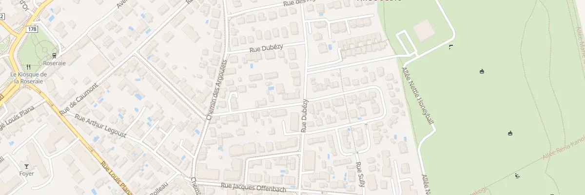 Plan du 2 Rue Saint Hubert à Toulouse