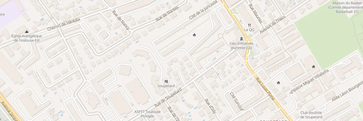 Plan du 8 Rue Hans Andersen à Toulouse