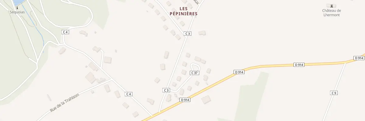 Plan du 5358C Lot des Pépinières à La Jonchère-Saint-Maurice