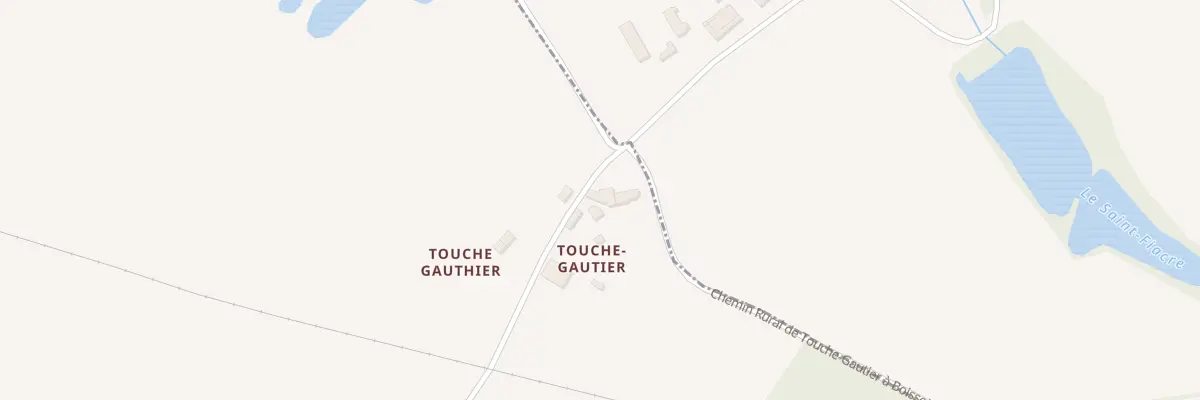 Plan du 5345 Touche-Gautier à Luçay-le-Mâle
