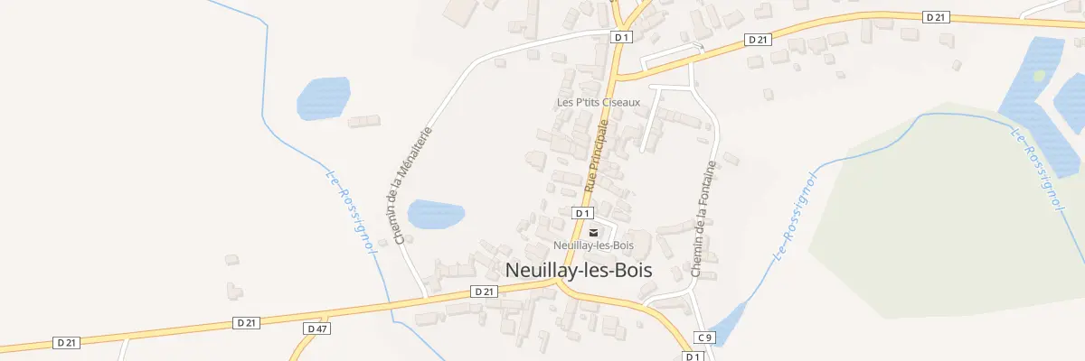 Plan du 30 Rue Principale à Neuillay-les-Bois