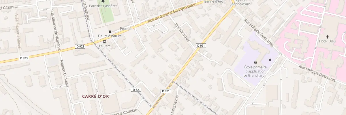 Plan du 32 Rue du Marechal Leclerc à Chartres