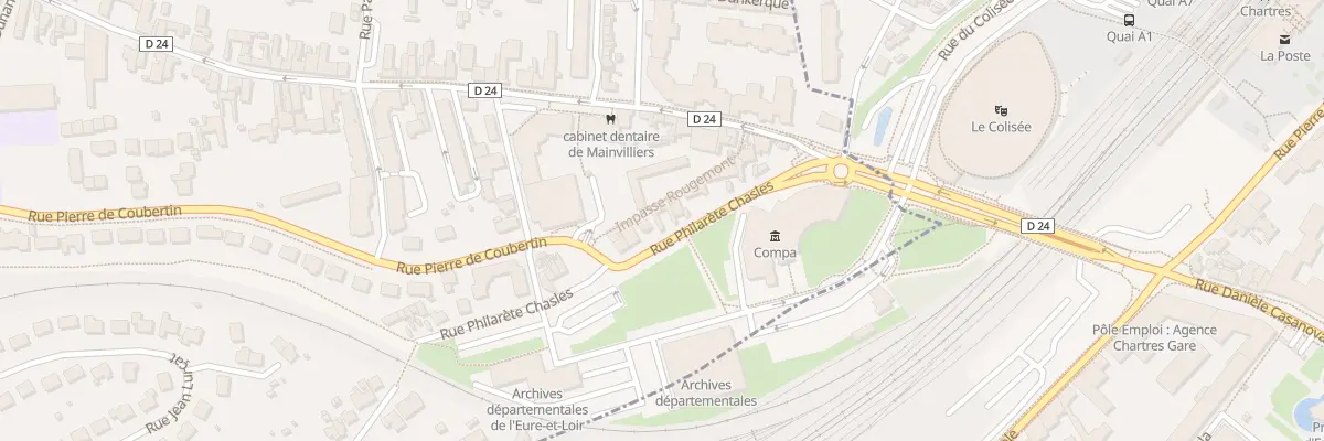 Plan du 18 Rue Philarète Chasles à Mainvilliers
