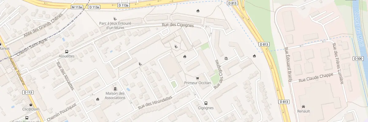 Plan du 20 Rue des Fauvettes à Ramonville-Saint-Agne