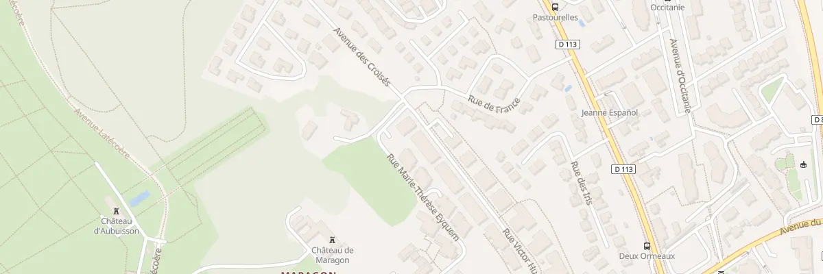Plan du 12 Rue Victor Hugo à Ramonville-Saint-Agne