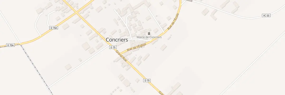 Plan du 4B Rue de l’Eglise à Concriers