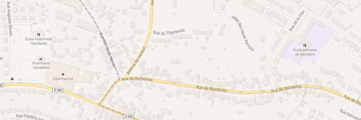 Plan du 110B Rue de Rechèvres à Chartres