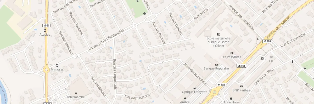 Plan du 18 Rue des Roses à L’Union