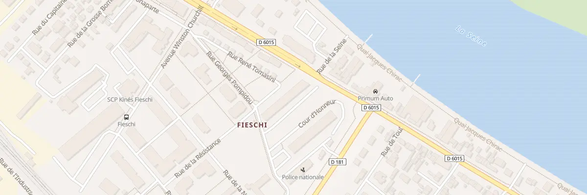 Plan du 3 Rue du Colonel Fieschi à Vernon