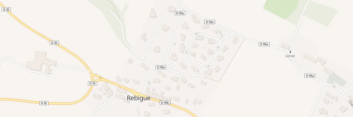 Plan du 1 Lot les Hauts de Rebigue à Rebigue