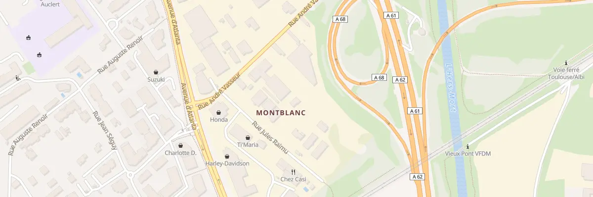 Plan du 46 Rue André Vasseur à Toulouse