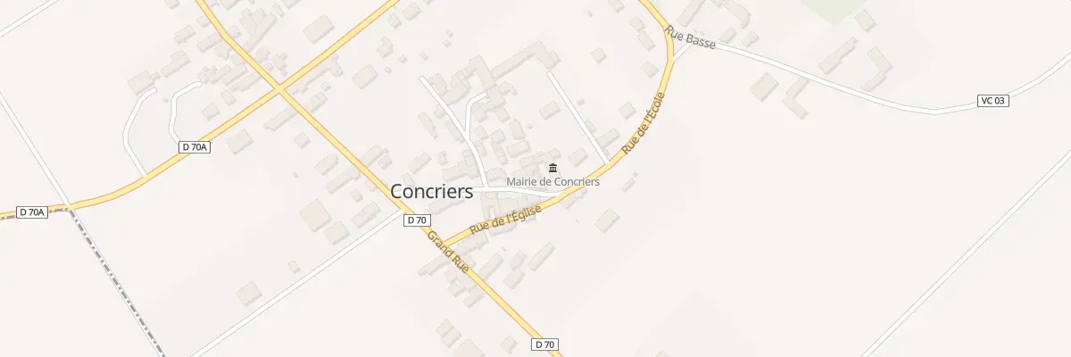 Plan du 15 Rue de l’Ecole à Concriers
