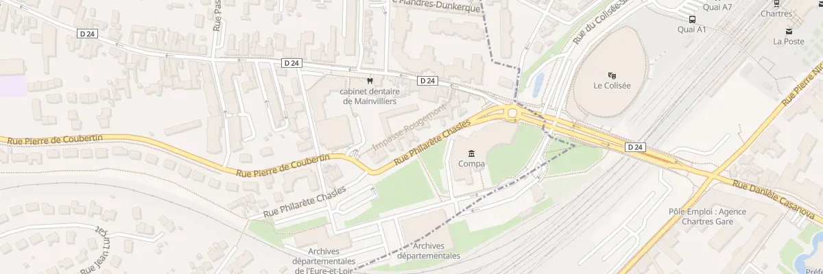 Plan du 14 Rue Philarète Chasles à Mainvilliers