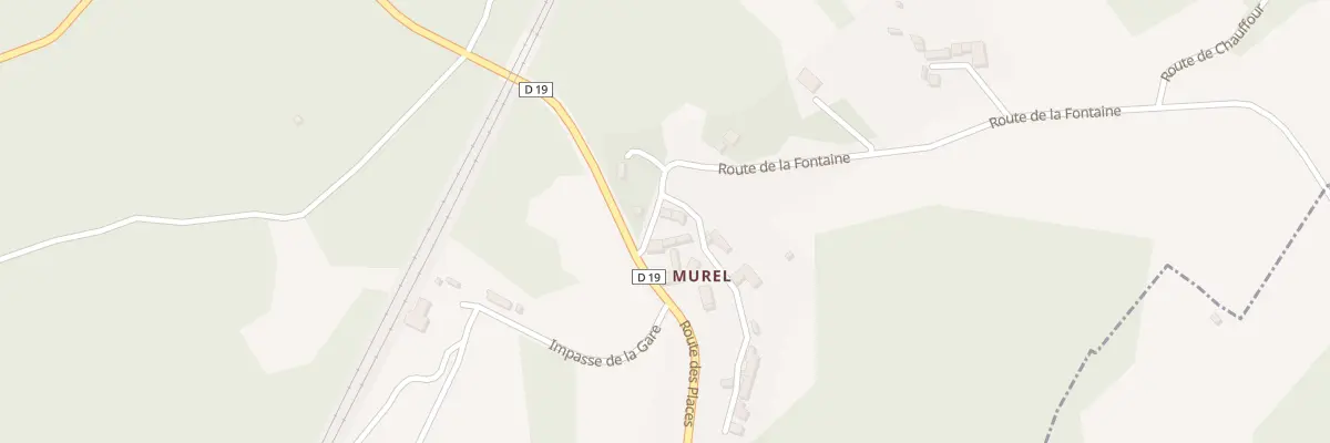 Plan du 5080 A Murel à Chasteaux