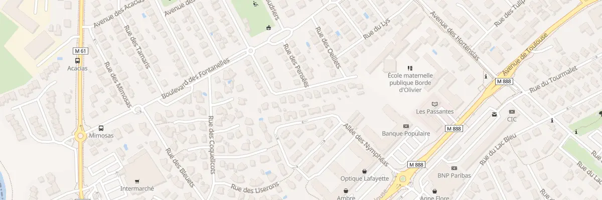Plan du 20 Rue des Roses à L’Union