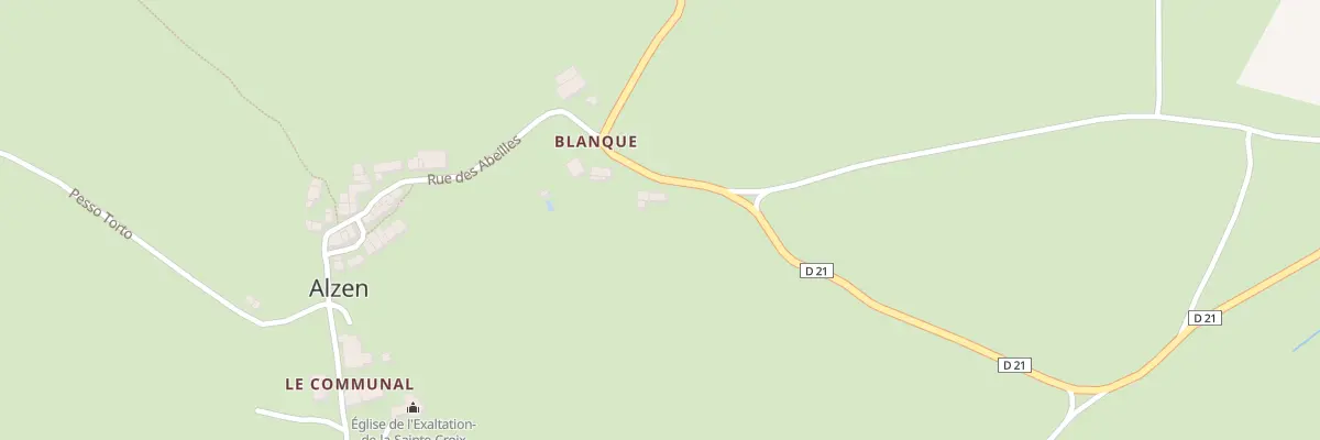 Plan du 36 Camps de la Gleizo à Alzen