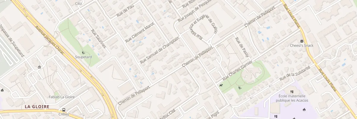 Plan du 39 Che de Pelleport à Toulouse