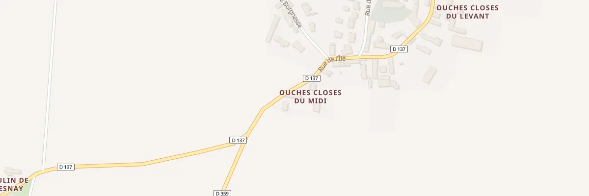 Plan du 25 Rue de l’Ile à Fresnay-le-Comte