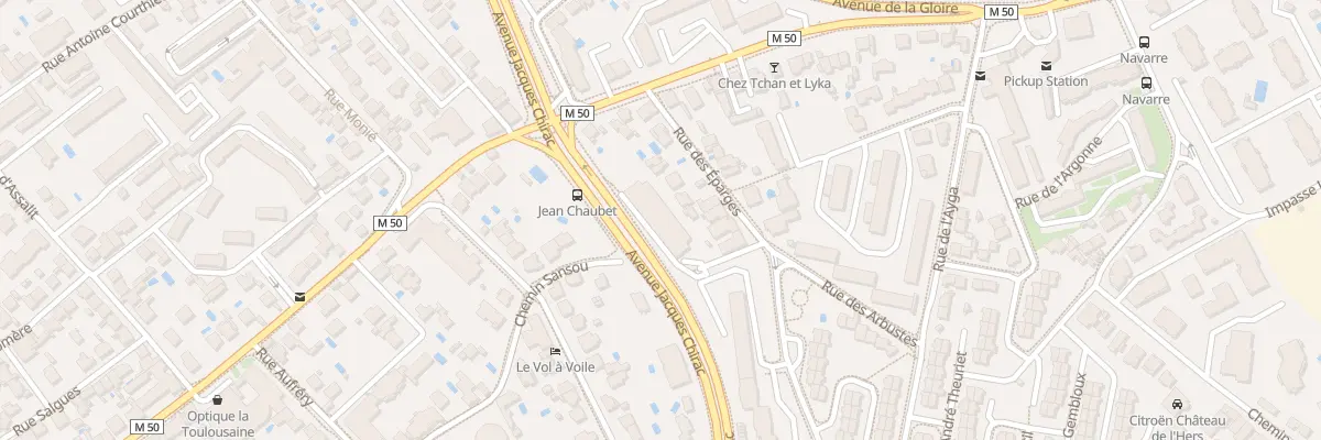 Plan du 16 Rue des Arbustes à Toulouse
