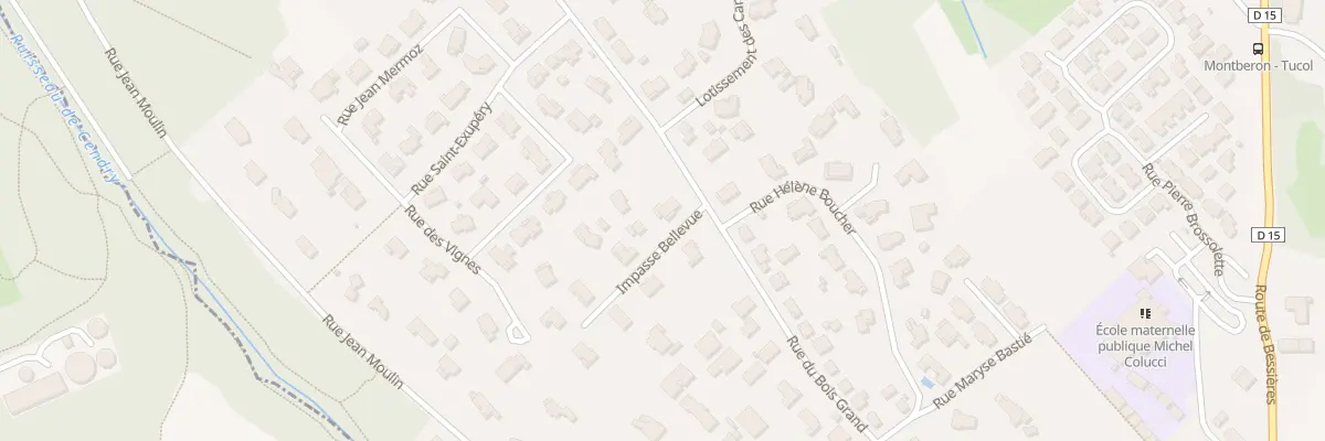 Plan du 13 Rue du Bois Grand à Montberon