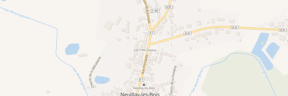 Plan du 12 Rue Principale à Neuillay-les-Bois