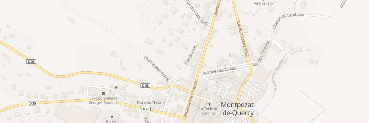 Plan du 3 Rue des Lilas à Montpezat-de-Quercy