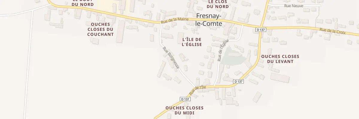 Plan du 3 Rue Borgnesse à Fresnay-le-Comte