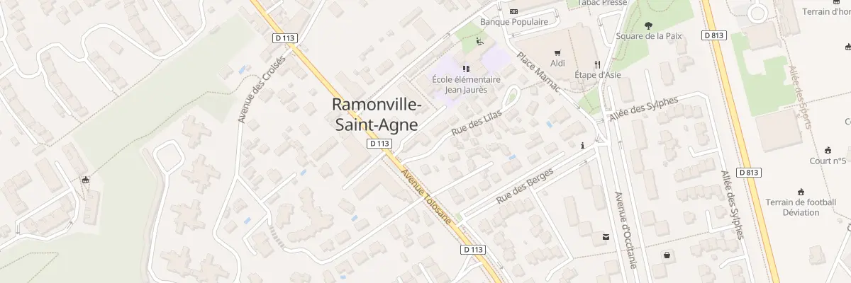 Plan du 3 Rue des Lilas à Ramonville-Saint-Agne