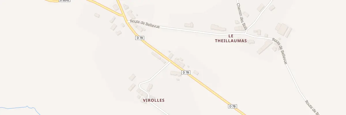 Plan du 5088 Le Theillaumas à Glanges
