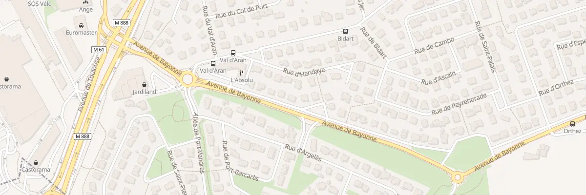Plan du 13 Av de Bayonne à L’Union