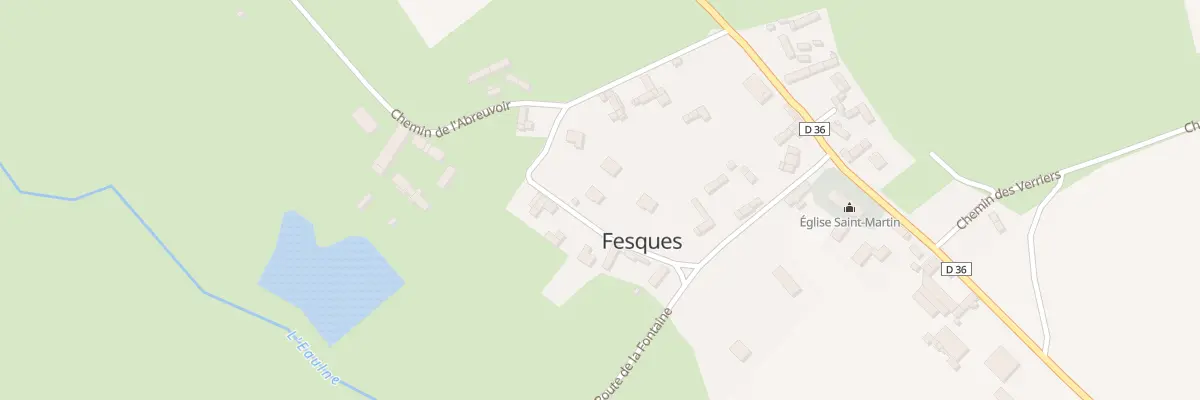 Plan du 12 Che des Oiseaux à Fesques