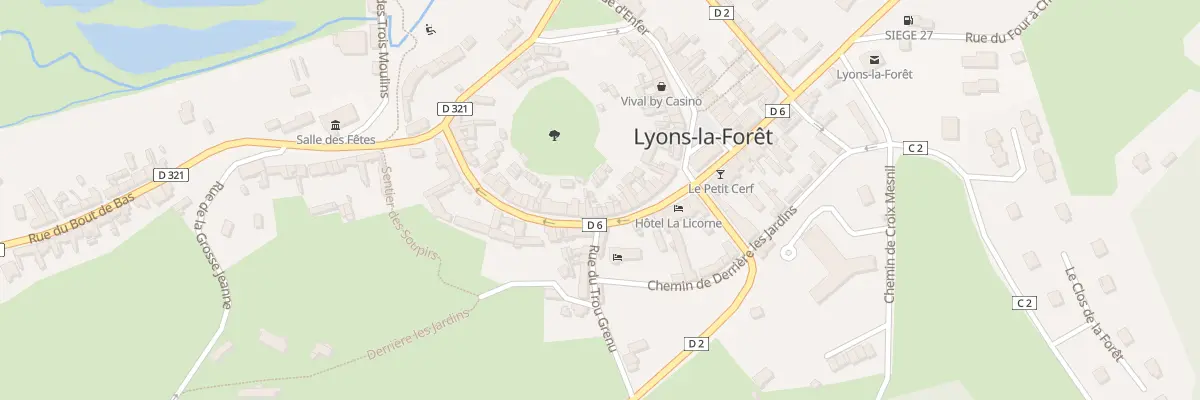 Plan du 10 Rue de l’Hotel de Ville à Lyons-la-Forêt