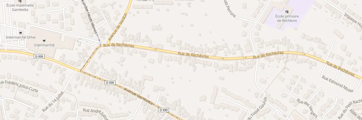 Plan du 71 Rue de Rechèvres à Chartres