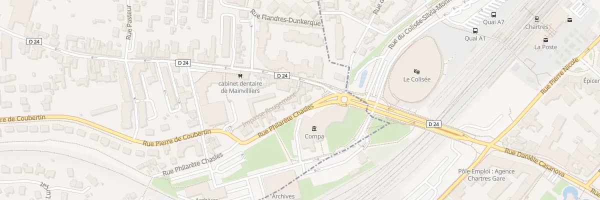 Plan du 6 Rue Philarète Chasles à Mainvilliers