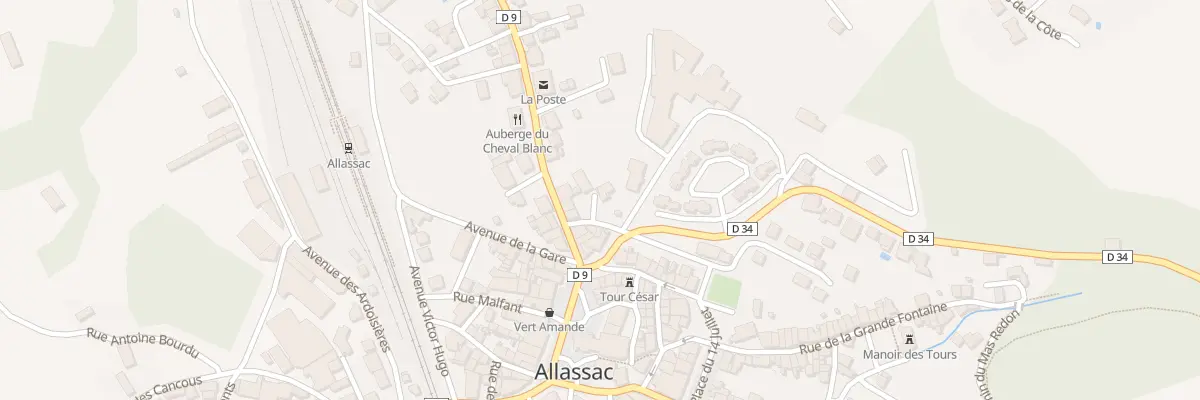 Plan du 2 Rue De La Bascule à Allassac