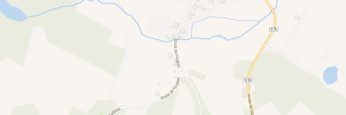 Plan du 22 Rte de Fargeas à Saint-Bonnet-Briance