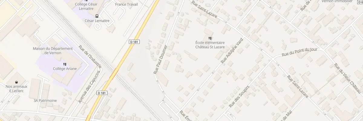 Plan du 8 Rue Adolphe - Vard à Vernon
