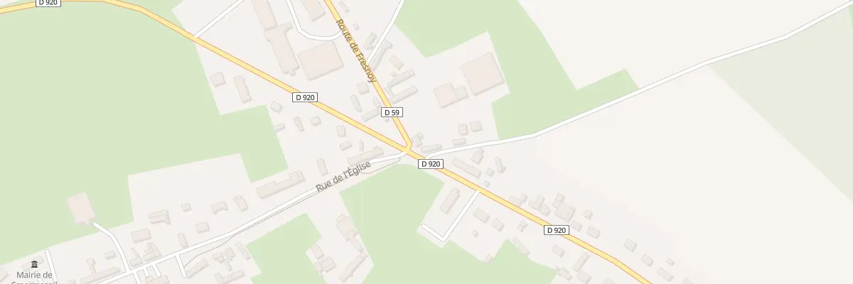 Plan du 2 Rte de Fresnoy à Smermesnil