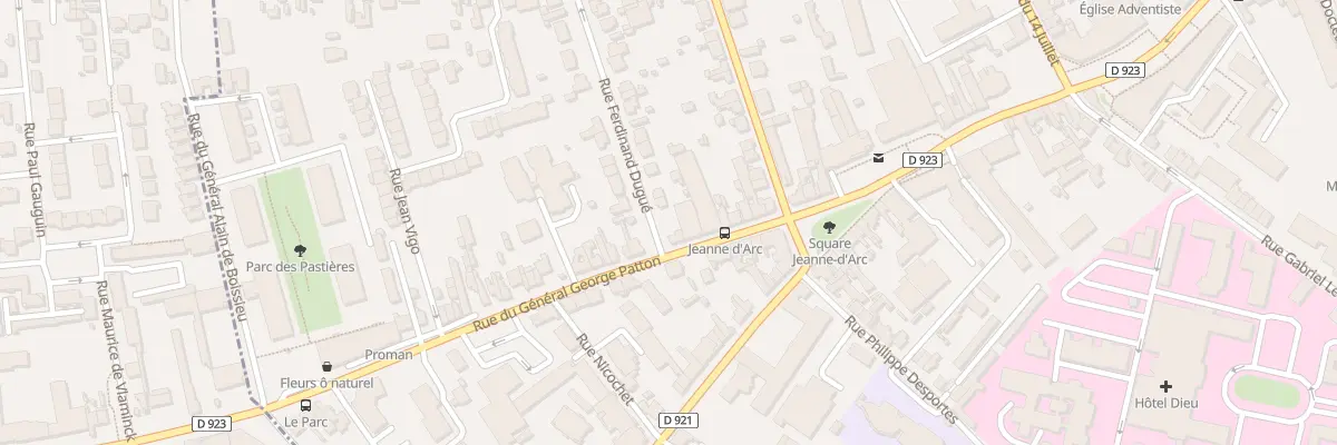 Plan du 14 Rue du Général George Patton à Chartres