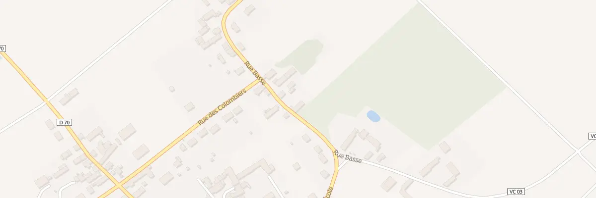 Plan du 8 Rue Basse à Concriers