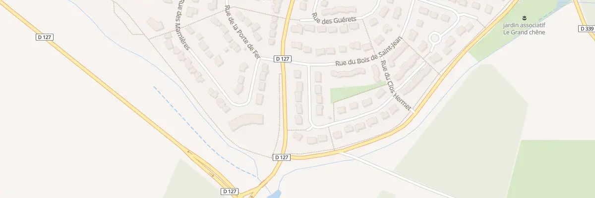 Plan du 24 Rue de l’Orme au Chat à Barjouville