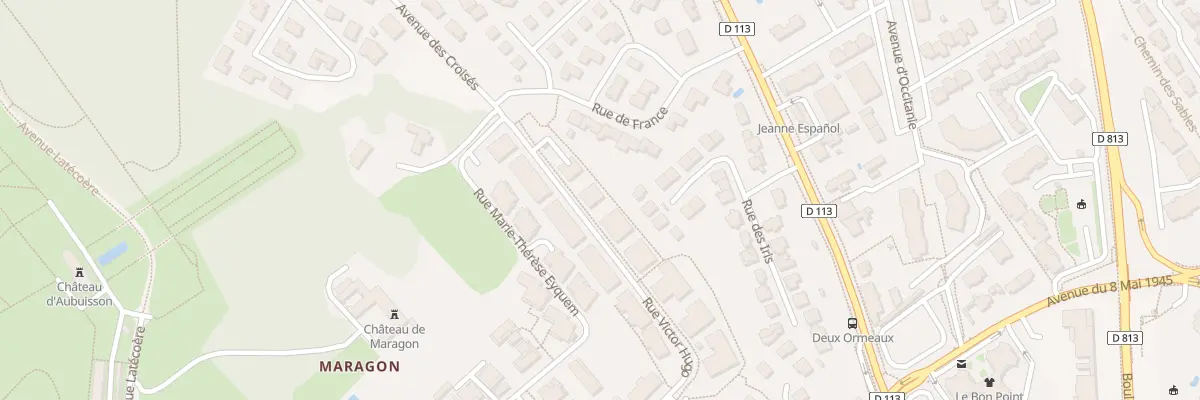 Plan du 5 Rue Victor Hugo à Ramonville-Saint-Agne