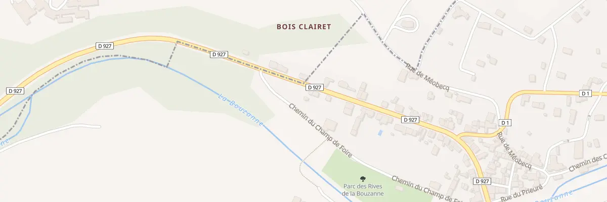 Plan du 5153 Rue Nationale au Pont-Chrétien-Chabenet